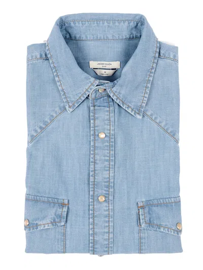 Jacob Cohen Western Shirt In Blue
