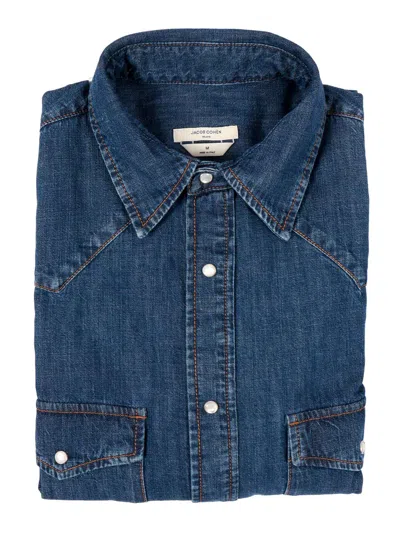 Jacob Cohen Western Shirt In Blue