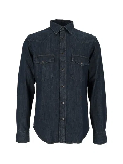 Jacob Cohen Western Shirt In Blue