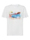 JACOB COHEN WHITE COTTON JERSEY T-SHIRT