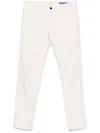 Jacob Cohen White Jeans With Concealed Fly And Versatile Pockets In White