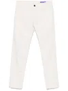 Jacob Cohen White Jeans With Concealed Fly And Versatile Pockets In White