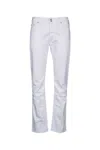 Jacob Cohen White Straight Jeans In White
