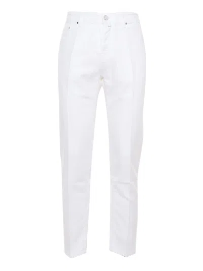 JACOB COHEN WHITE TROUSERS