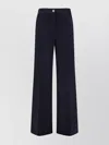 Jacob Cohen Wide-leg Cotton Trousers With Pockets And Belt Loops