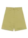 Jacob Cohen Wide-leg Shorts In Green