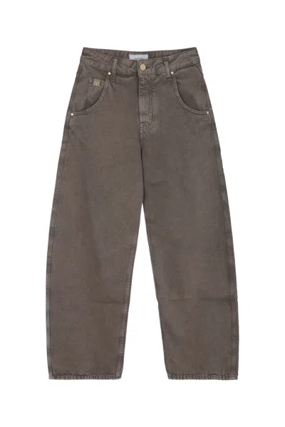 Jacob Cohen Pantalone Barrel In Brown