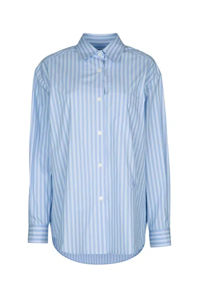 Jacob Cohen Women Camicia Con Taschino Riga In Multicolor