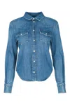 Jacob Cohen Denim Regular Solid Shirt In Blue