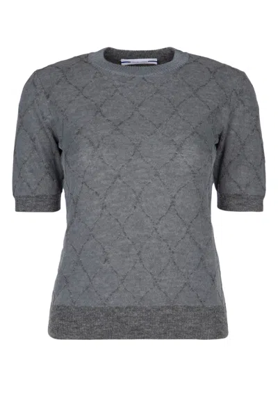 Jacob Cohen Maglia Girocollo Mezza Manica In Grey