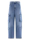 Jacob Cohen Riri Logo-embroidered Jeans In Blue