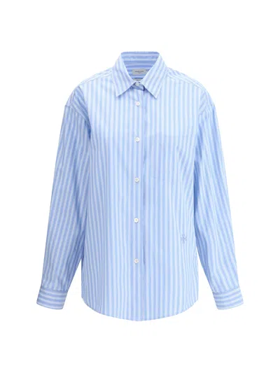 Jacob Cohen Women Striped Shirt In Blue