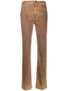Jacob Cohen Women's Kate Straight Leg Trousers In Brown