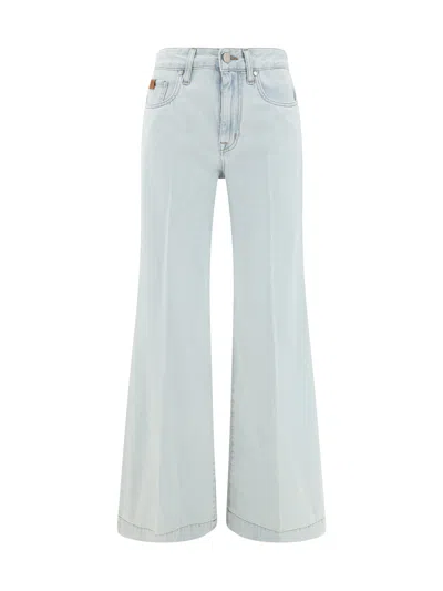 Jacob Cohen Women Wide Leg Jeans In Blue