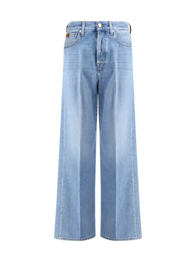 Jacob Cohen Women Wide Leg Jeans In Blue