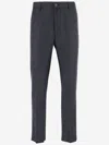 Jacob Cohen Wool Pants In Blue