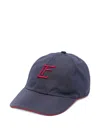 Jacob Cohen X Luis Figo Embroidered Cap In Blue