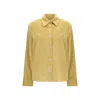 Jacob Cohen Corduroy Overshirt In Yellow