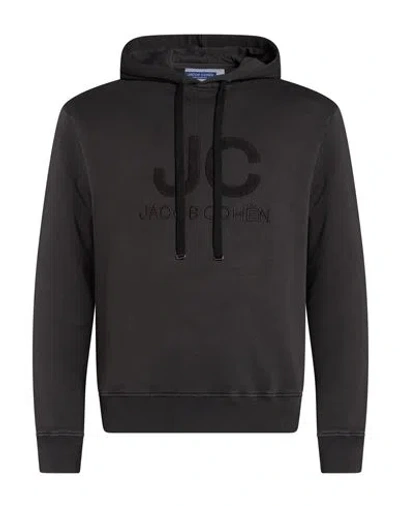 Jacob Cohёn Man Sweatshirt Charcoal Size S Cotton, Polyamide