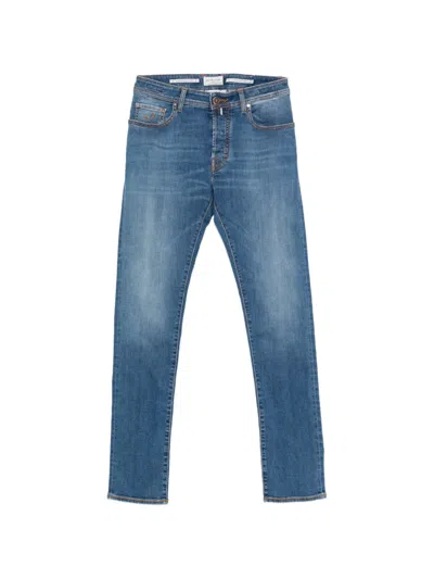 Jacob Cohen Bard Five-pocket Jeans In Blue