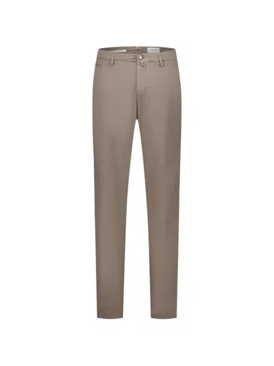 Jacob Cohen Bobby Straight-leg Trousers In Brown