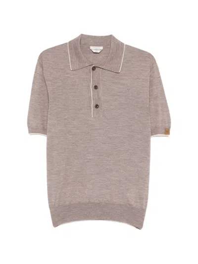 Jacob Cohen Button Short-sleeve Polo Shirt In Neutral