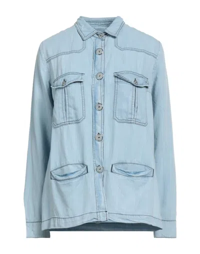 Jacob Cohёn Denim Shirts In Blue