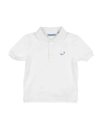 Jacob Cohёn Babies'  Junior Toddler Boy Polo Shirt White Size 4 Cotton, Elastane