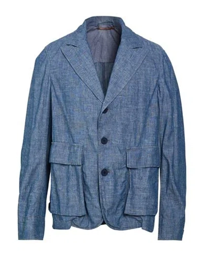 Jacob Cohёn Man Blazer Blue Size 40 Cotton