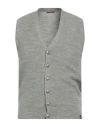 Jacob Cohёn Man Cardigan Grey Size M Wool In Grey