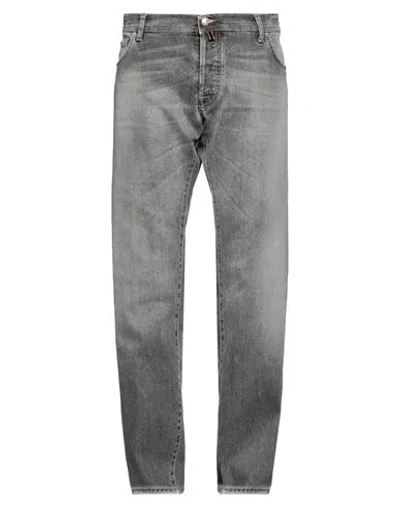Jacob Cohёn Man Jeans Grey Size 42 Cotton, Polyurethane