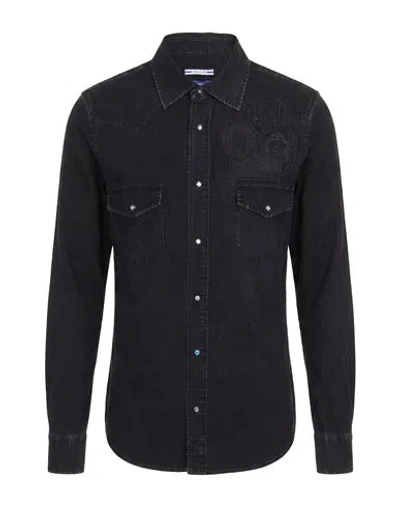 Jacob Cohёn Man Denim Shirt Black Size L Cotton