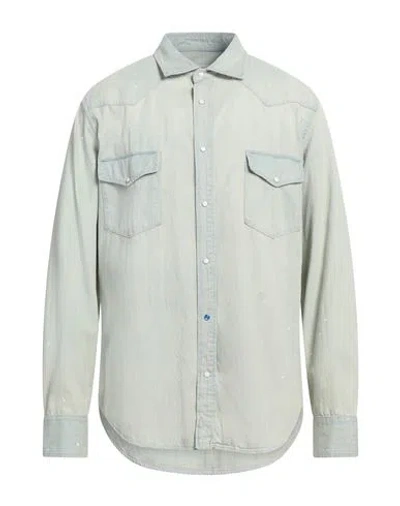 Jacob Cohёn Man Denim Shirt Blue Size S Cotton