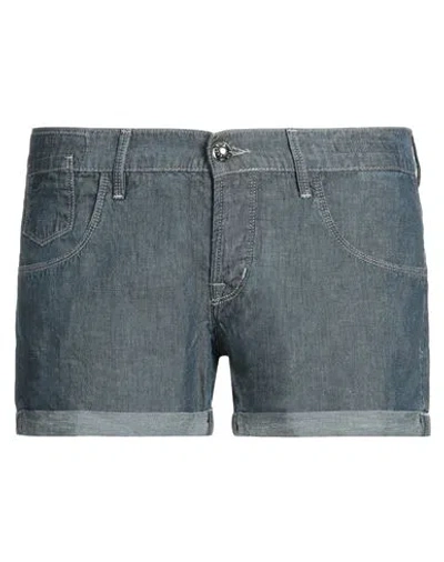Jacob Cohёn Man Denim Shorts Blue Size 27 Cotton, Linen
