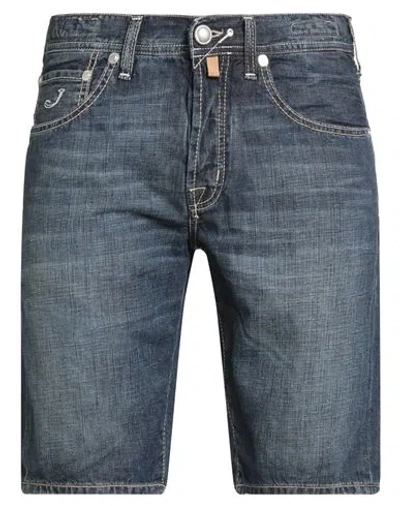 Jacob Cohёn Man Denim Shorts Blue Size 32 Cotton, Linen