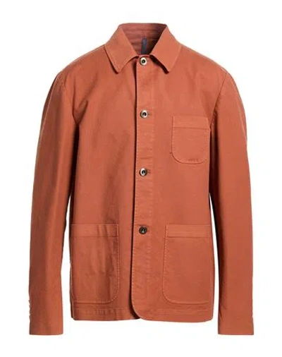 Jacob Cohёn Man Jacket Tan Size 44 Cotton, Elastane In Brown