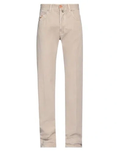 Jacob Cohёn Man Jeans Beige Size 32 Cotton