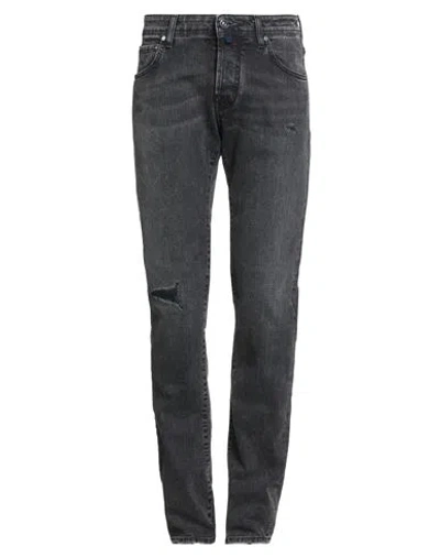 Jacob Cohёn Man Jeans Black Size 31 Cotton, Elastane, Polyester