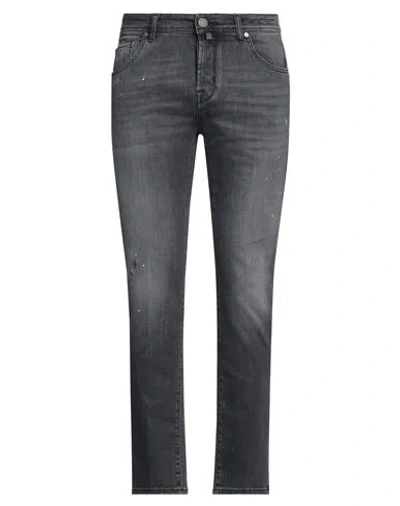 Jacob Cohёn Man Jeans Black Size 35 Cotton, Elastane