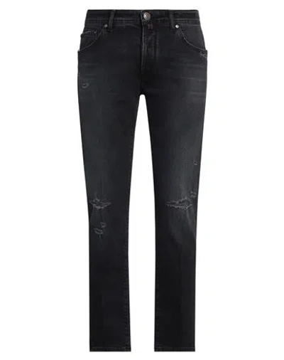 Jacob Cohёn Man Jeans Black Size 35 Cotton, Elastane, Polyester