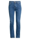 Jacob Cohёn Man Jeans Blue Size 29 Cotton, Polyester, Elastane In Blue