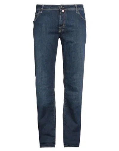 Jacob Cohёn Man Jeans Blue Size 30 Cotton, Elastomultiester, Elastane