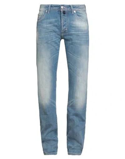 Jacob Cohёn Man Jeans Blue Size 32 Cotton, Elastane
