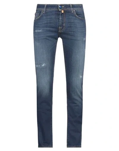 Jacob Cohёn Man Jeans Blue Size 32 Cotton, Elastomultiester, Elastane