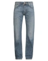 Jacob Cohёn Man Jeans Blue Size 33 Cotton In Blue
