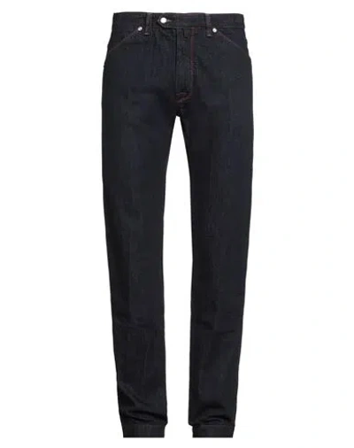 Jacob Cohёn Man Jeans Blue Size 33 Cotton In Animal Print