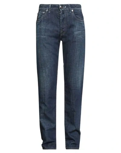 Jacob Cohёn Man Jeans Blue Size 33 Cotton, Elastomultiester