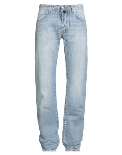 JACOB COHЁN JACOB COHЁN MAN JEANS BLUE SIZE 33 COTTON