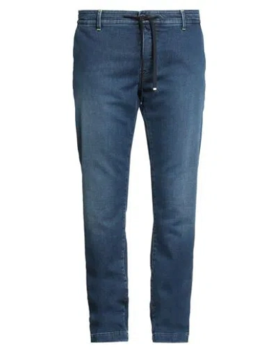 Jacob Cohёn Man Jeans Blue Size 33 Cotton, Polyester, Elastane In Multi