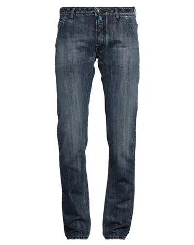 Jacob Cohёn Man Jeans Blue Size 33 Cotton, Viscose, Polyethylene